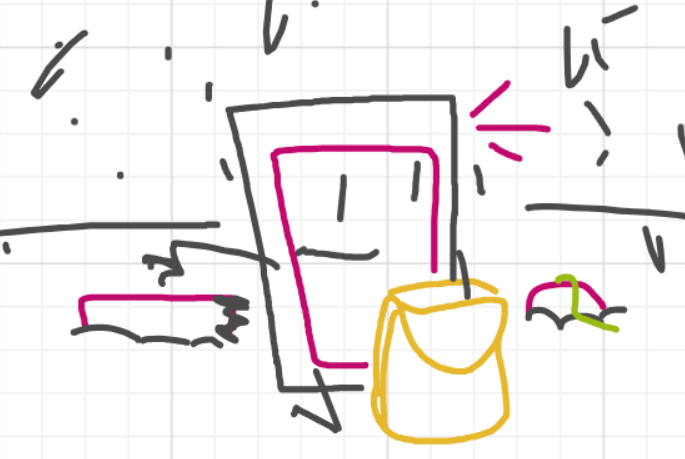 A panel from I've Been Everywhere, Man, episode nine of the Board Boards object show by Furretwalk/WalkingFurret.